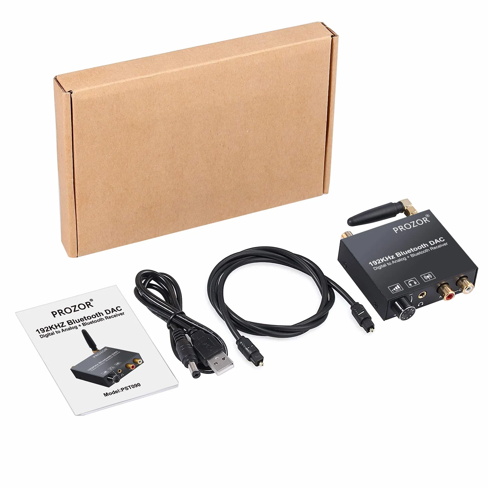 Odbiornik Bluetooth DAC Prozor optyczny adapter audio Bluetooth do zestawu stereo
