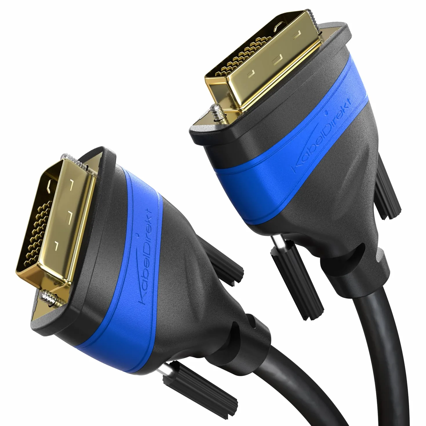 KabelDirekt – Przewód DUAL LINK DVI 7,5m (DVI-D 24+1, 1080p Full HD 3D) – TOP Series