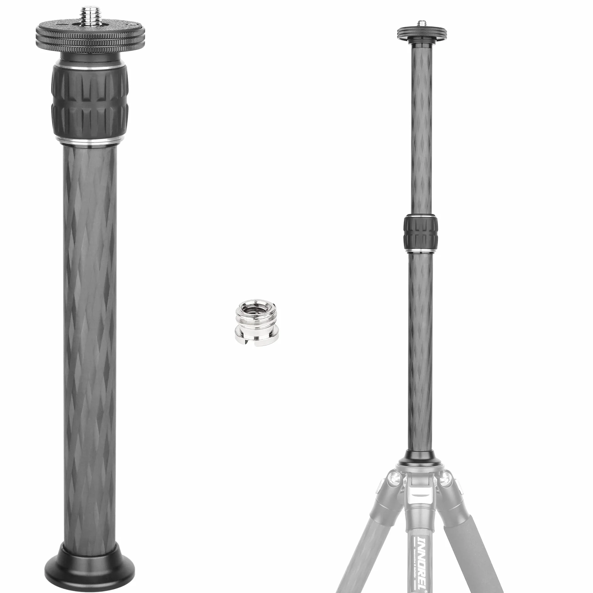 INNOREL ER222C Statyw z włókna węglowego dwuczęściowy do aparatu DSLR 22,2 mm
