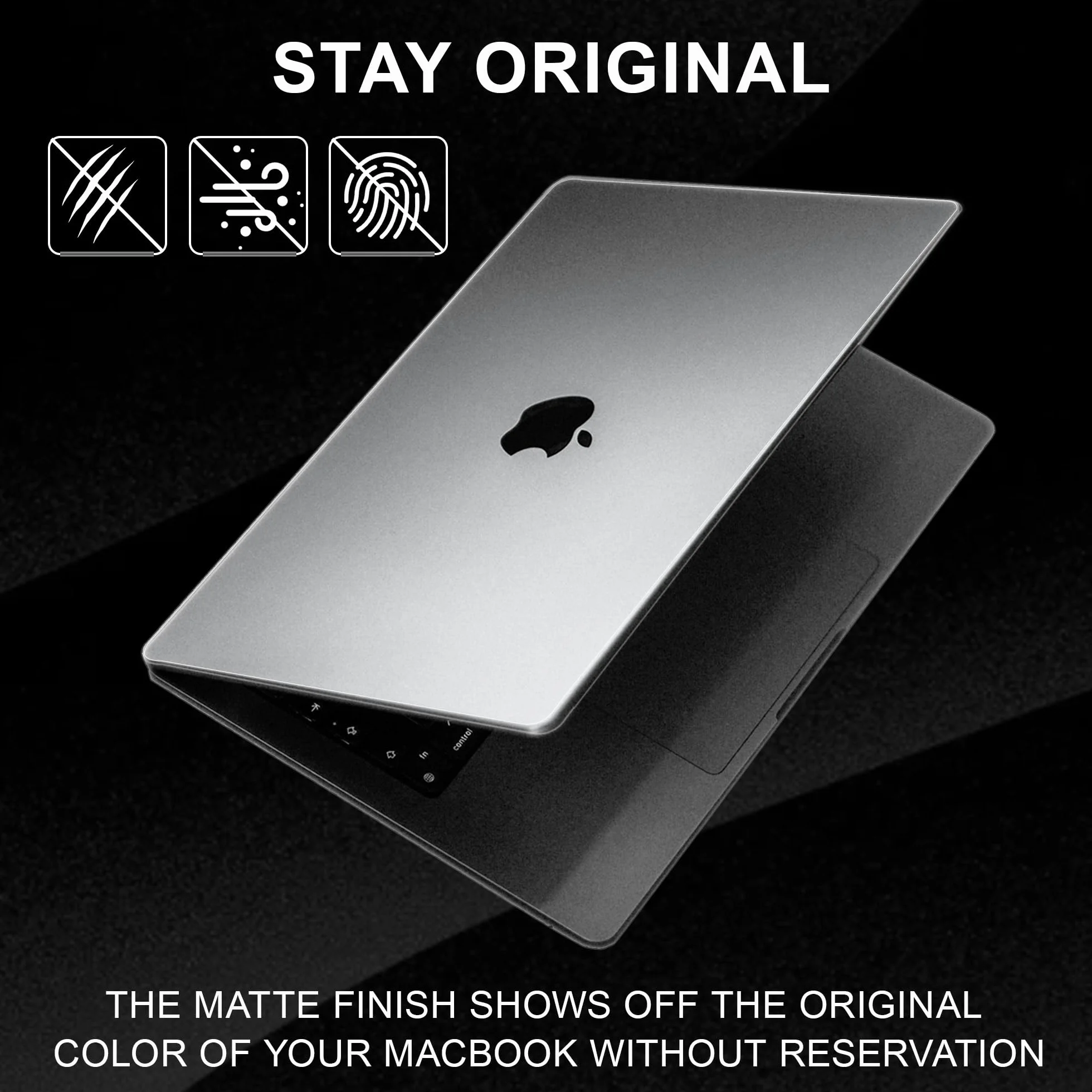 Etui kompatybilne z 2026 MacBook Air 15 cala M5 M4 M3 M2 Obudowa Ochronna 2025 2024 2023 A3448 A3241 A3114 A2941, Ultra-cienki Hard Case 15,3”, Matowy Przezroczysty