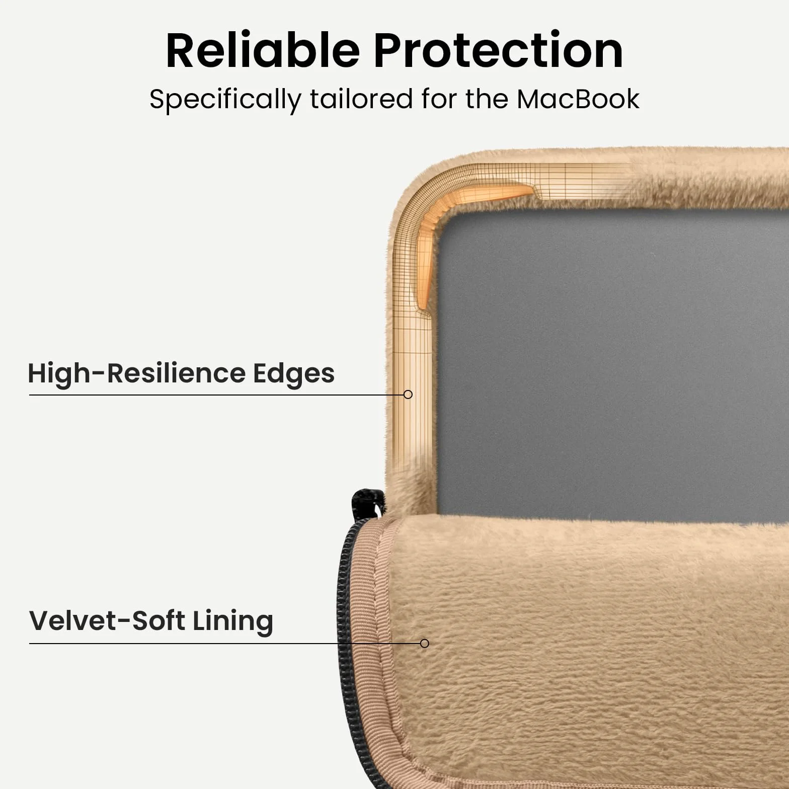 tomtoc Etui 360° do 13-calowego nowego MacBook Air 2024-2018 M3/A3113 M2/A2681 M1/A2337, 13-calowego MacBook Pro M2/A2686 M1/A2338 2022-2016, lekkie, miękkie, pikowane etui na laptopa Puffy Sleeve