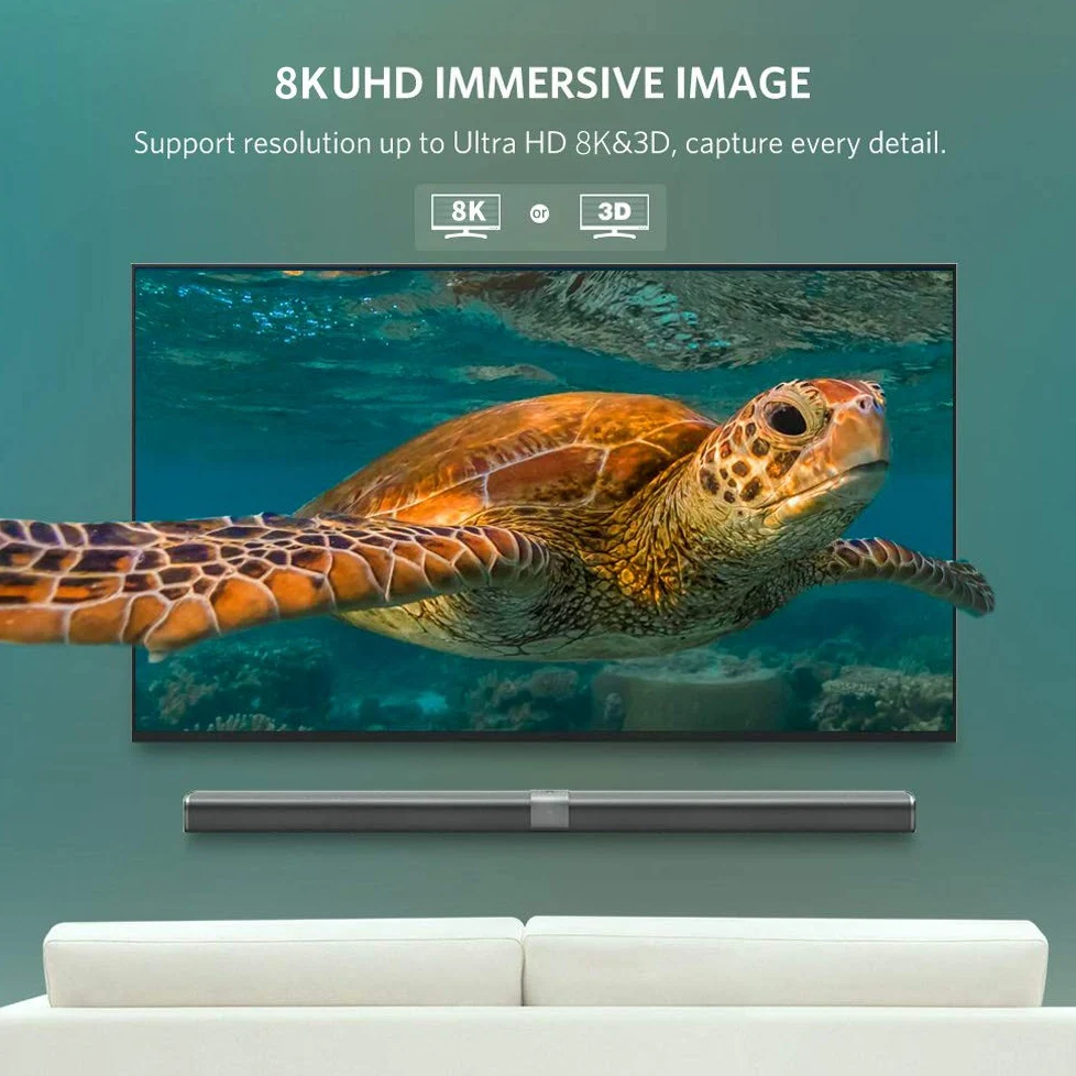 Kabel DisplayPort 8K do Displayport 1,4 7 m, Ultra HD 4K przy 144 Hz, 8K przy 60 Hz, HBR3 (rozdzielczość 7680 x 4320), szybki 32,4 Gb/s, nylonowy pleciony długi kabel DisplayPort 1.4