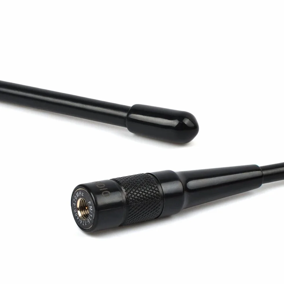 TWAYRDIO SMA Męska antena krótkofalówkowa UHF/VHF 136-174 MHz 400-470MHz 39 cm High Gain Whip Soft antena do YAESU VX-3R VX-6R VX-7R FT-2DR TYT MD380 2-drożne radio (2 sztuki)