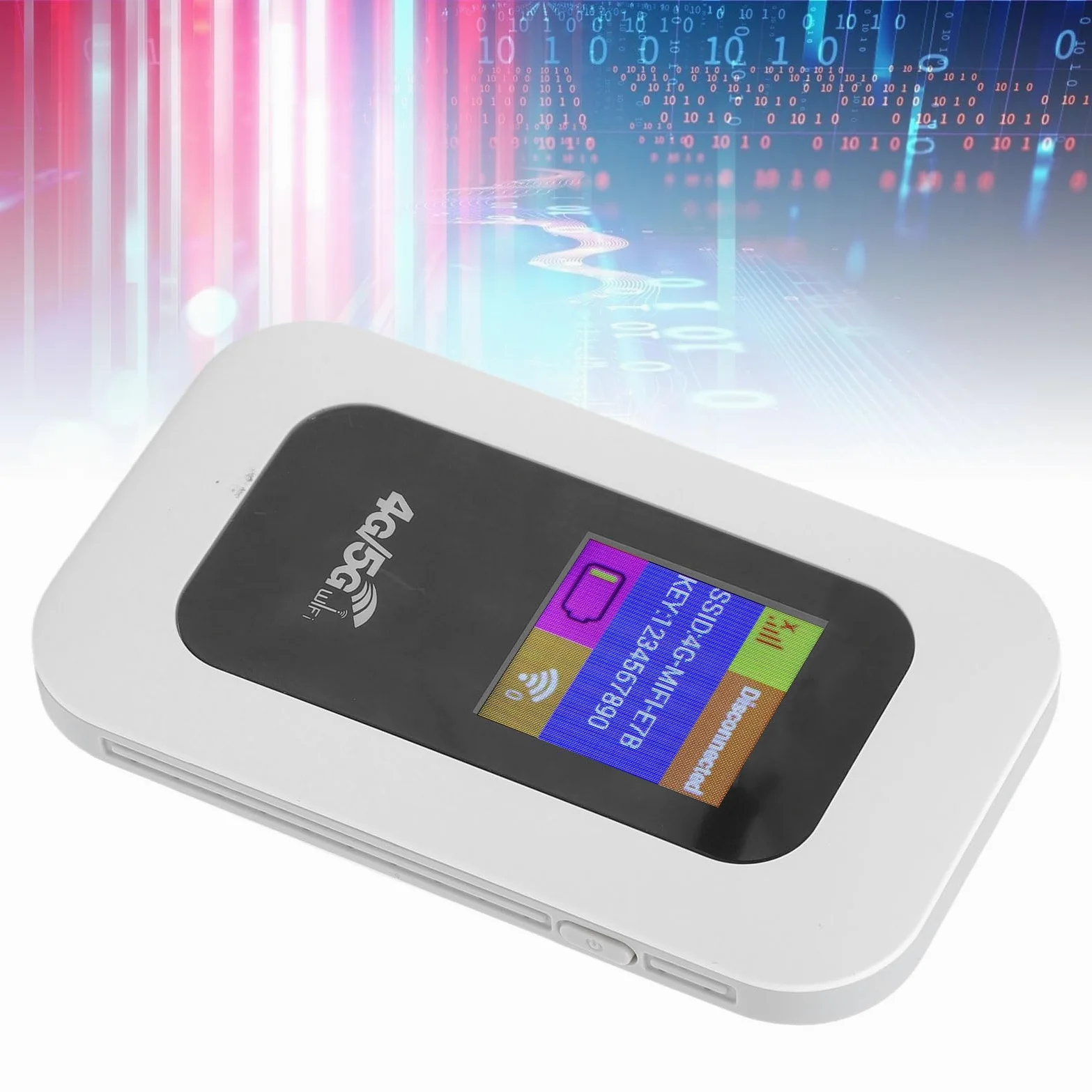 Haofy Przenośny Router Wi-Fi o Dużej Szybkości 300 Mb/s, Kieszonkowe Urządzenie Sieci Bezprzewodowej 4G do Podróżowania na Kempingu, Długi Czas Pracy Baterii