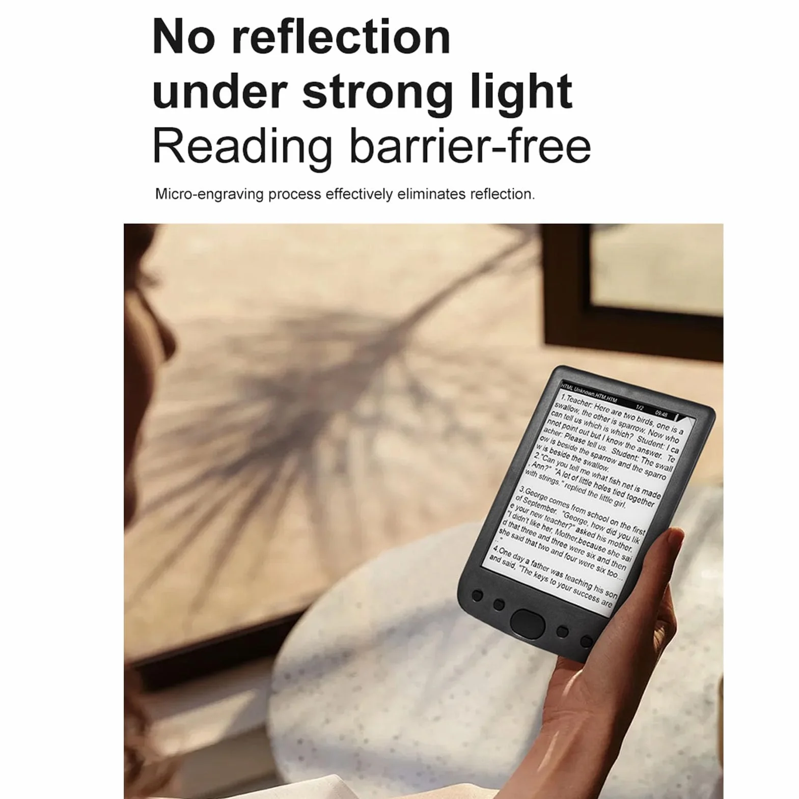 E Reader, Duży Ekran Dotykowy Ekran Dotykowy E Reader, HD Digital E, z ochronną obsługą Baterii 2500 MAh do 32G (4G)
