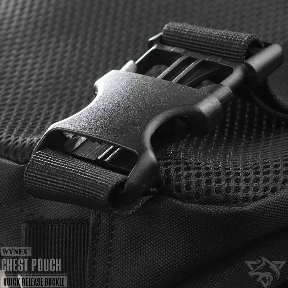 WYNEX Taktyczna torba na klatkę piersiową, Recon Kit Bags Combat EDC Front Pouch for Wargame