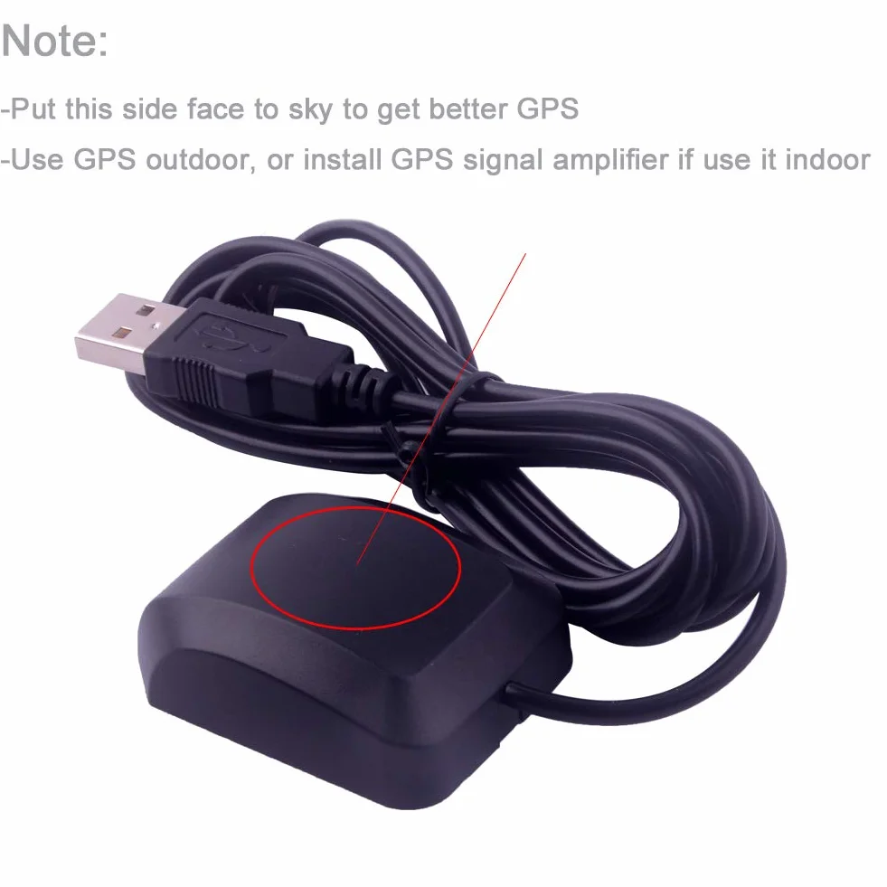 DIYmalls VK-162 G-Mouse USB GPS Dongle Antena odbiornika M8 Chip z lampą błyskową 9600bps 1Hz NEMA-0183 do systemu Linux Window Google Earth
