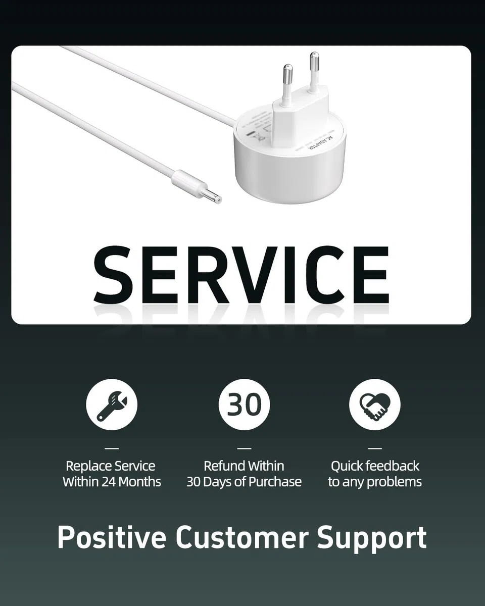 Superer 15W Kabel ładowarka Kompatybilny z Google Nest Hub, Nest-WiFi Router, Nest Mini 2. Generacji