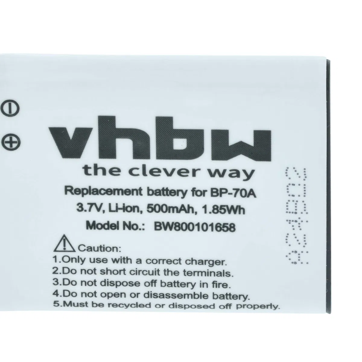 Bateria LI-ION nadaje się do SAMSUNG BP70a, BP-70a