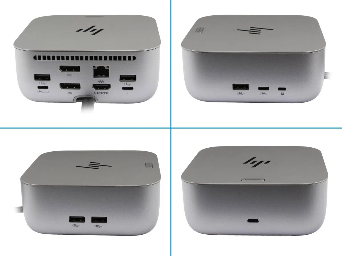 AW5M5UT#ABB HP TB4 Ultra 280W G6 Dock Thunderbolt 4 Replikator portów | inkl. 330W zasilacz dla Elite Dragonfly G3, x360 1040 G9, 830 G9, 860 G9, 865 G9, Spectre x360 16-f0000, ZBook Studio 16 G9