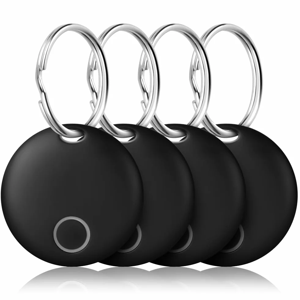 Ainiv 4 szt. Smart Tag, tracker Tag kompatybilny z Apple Find My (tylko iOS), IP67 wodoodporny lokalizator kluczy, zasięg do 50 m, wyszukiwanie przedmiotów dla zwierząt, klucze, bagaż, walizka