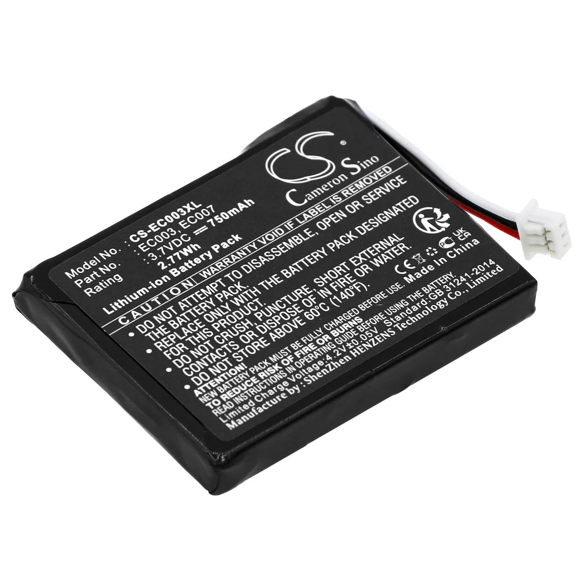 TECHTEK Bateria 750mAh kompatybilny z iPOD Mini 4GB, iPOD Mini 6GB, 4GB M9160LL/A, M9434LL/A, M9435LL/A, M9436LL/A, M9437LL/A, M9800/A, FBA