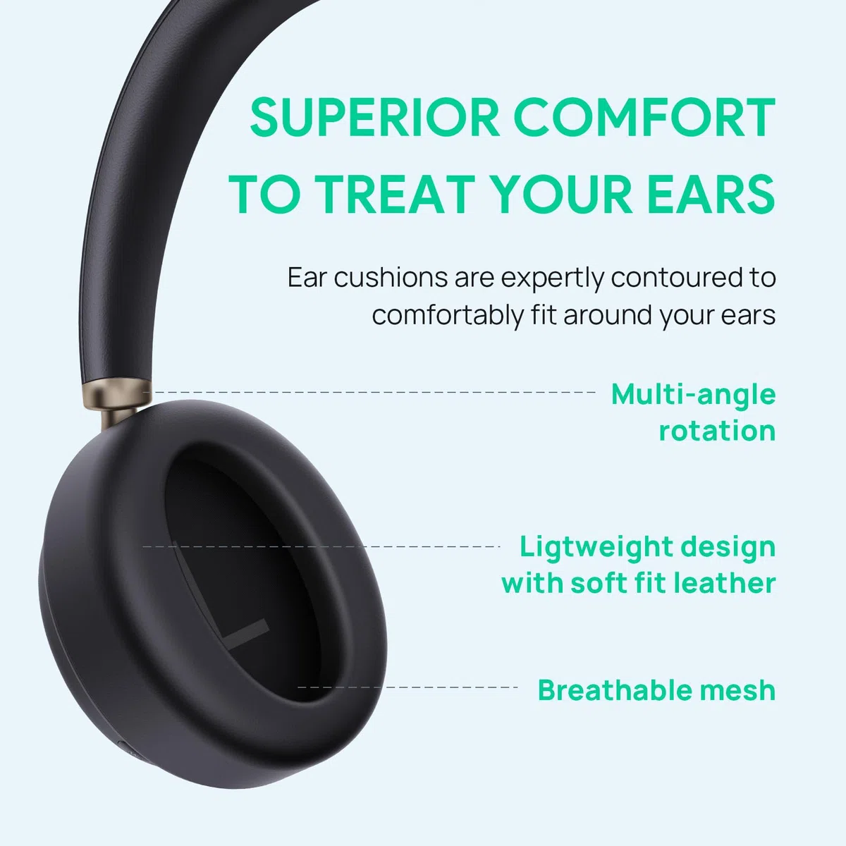 Yealink BH76 Plus zestaw słuchawkowy Bluetooth z redukcją szumów do pracy, zestawy słuchawkowe ANC z mikrofonem, wysuwane ramię mikrofonowe, słuchawki z certyfikatem zespołu