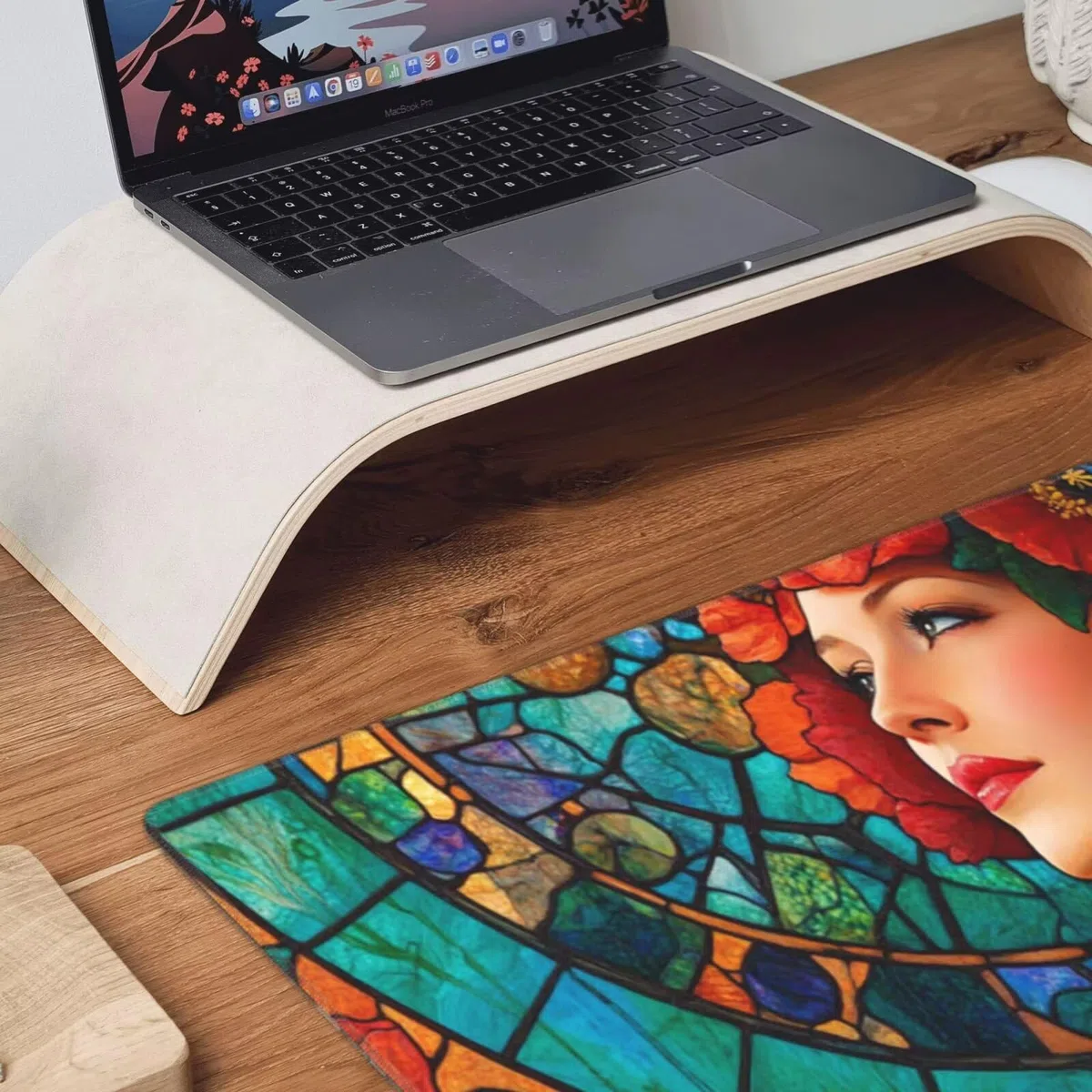 Podkładka pod mysz z kwiatem 1200x600x3mm XXL z antypoślizgową gumową podstawą, akcesoria do gier uroda, prezenty komputerowe dla graczy, podkładka pod mysz do gier poprawia dokładność i szybkość