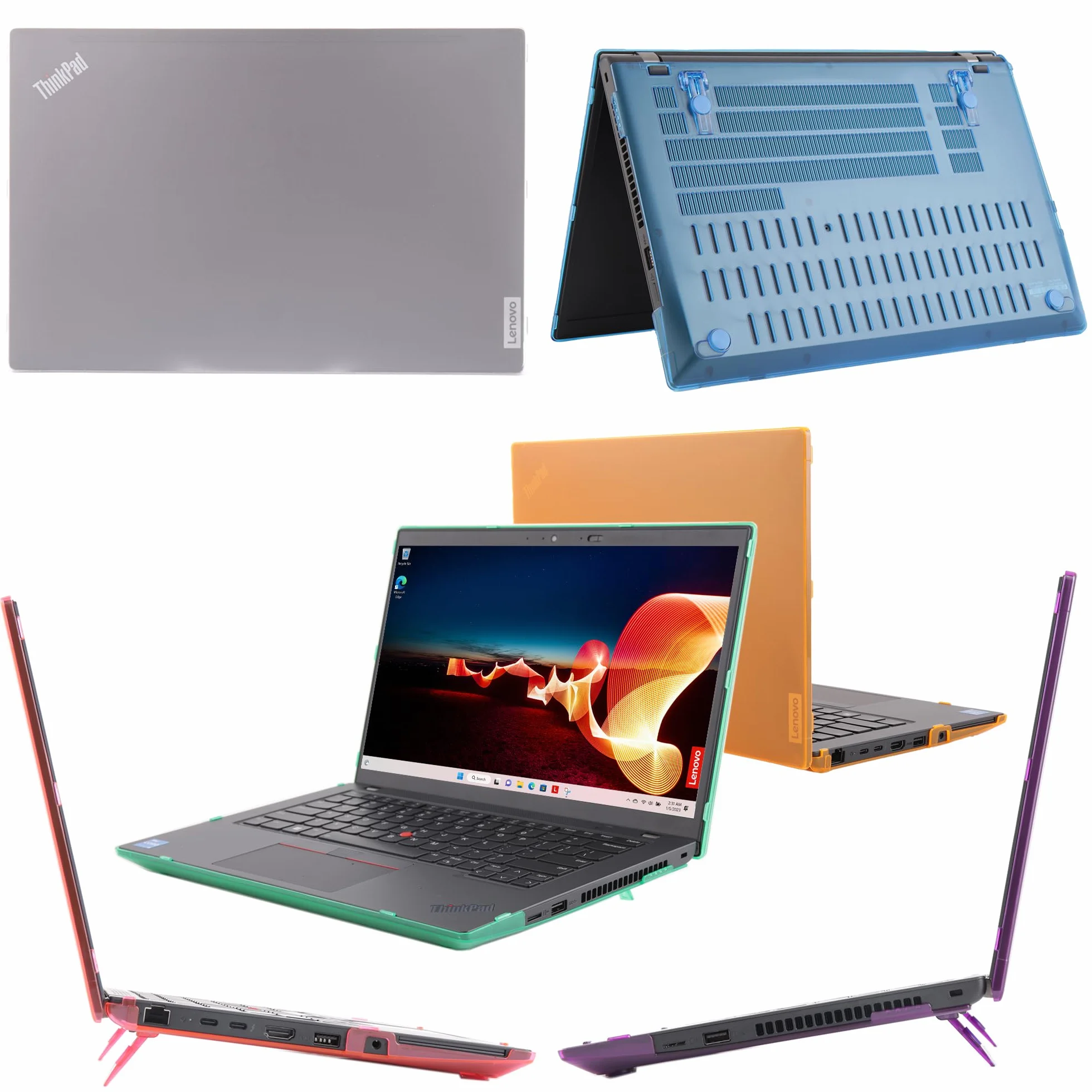 mCover Etui kompatybilne tylko z 35.6 cm Lenovo ThinkPad L14 Gen 3 2022-2024 | seria Gen 4 notebooków z systemem Windows (nie pasuje do ŻADNYCH innych modeli) - czarne