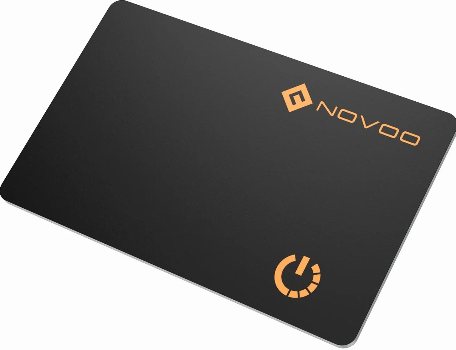NOVOO Air Tag Wallet Tracker, cienki 1,6 mm Smart Card Slim, BK