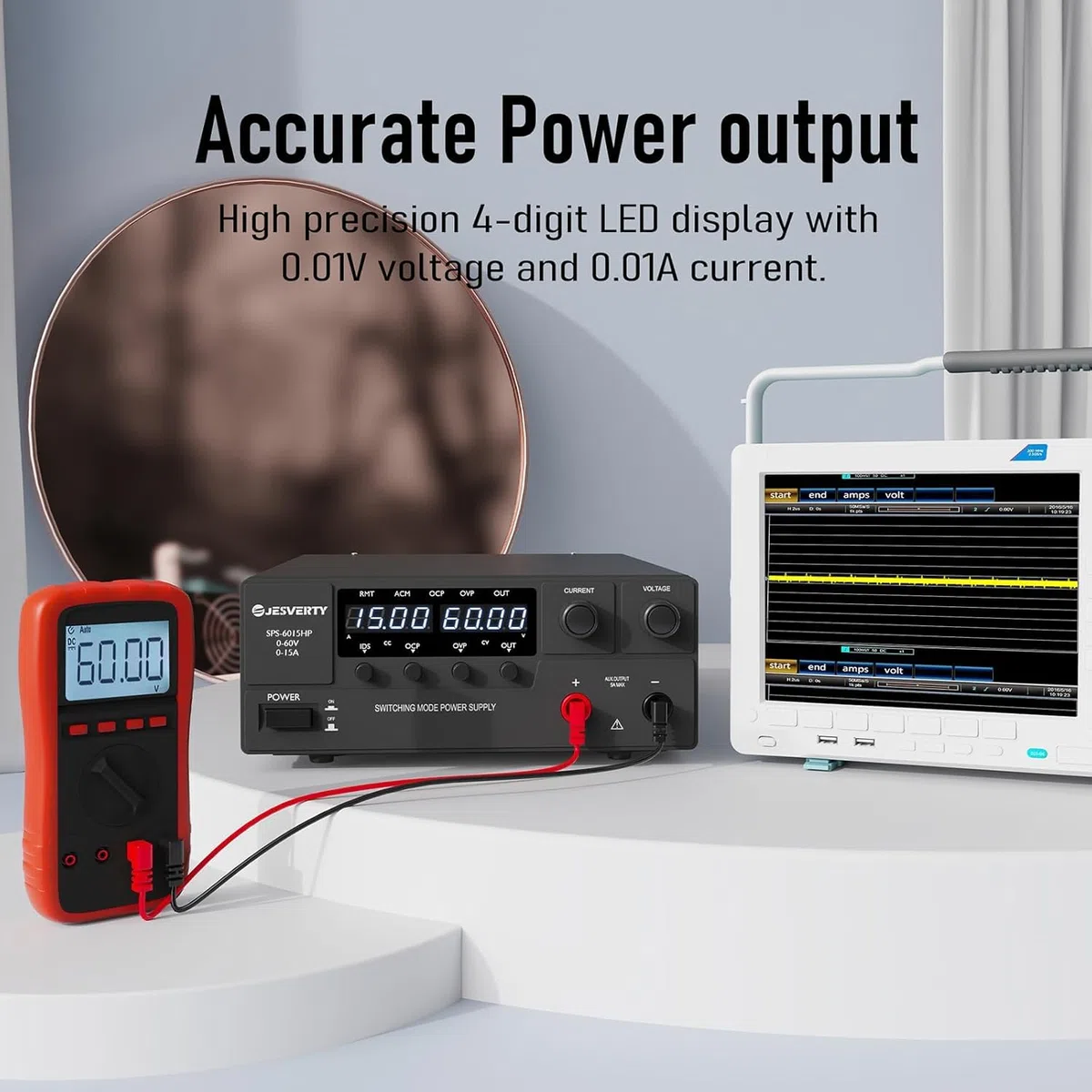 1 szt. programowalny zasilacz laboratoryjny 60 V15A High Power stołowy regulowany zasilacz sieciowy stabilizator prądu (30 V 20A-600 W)