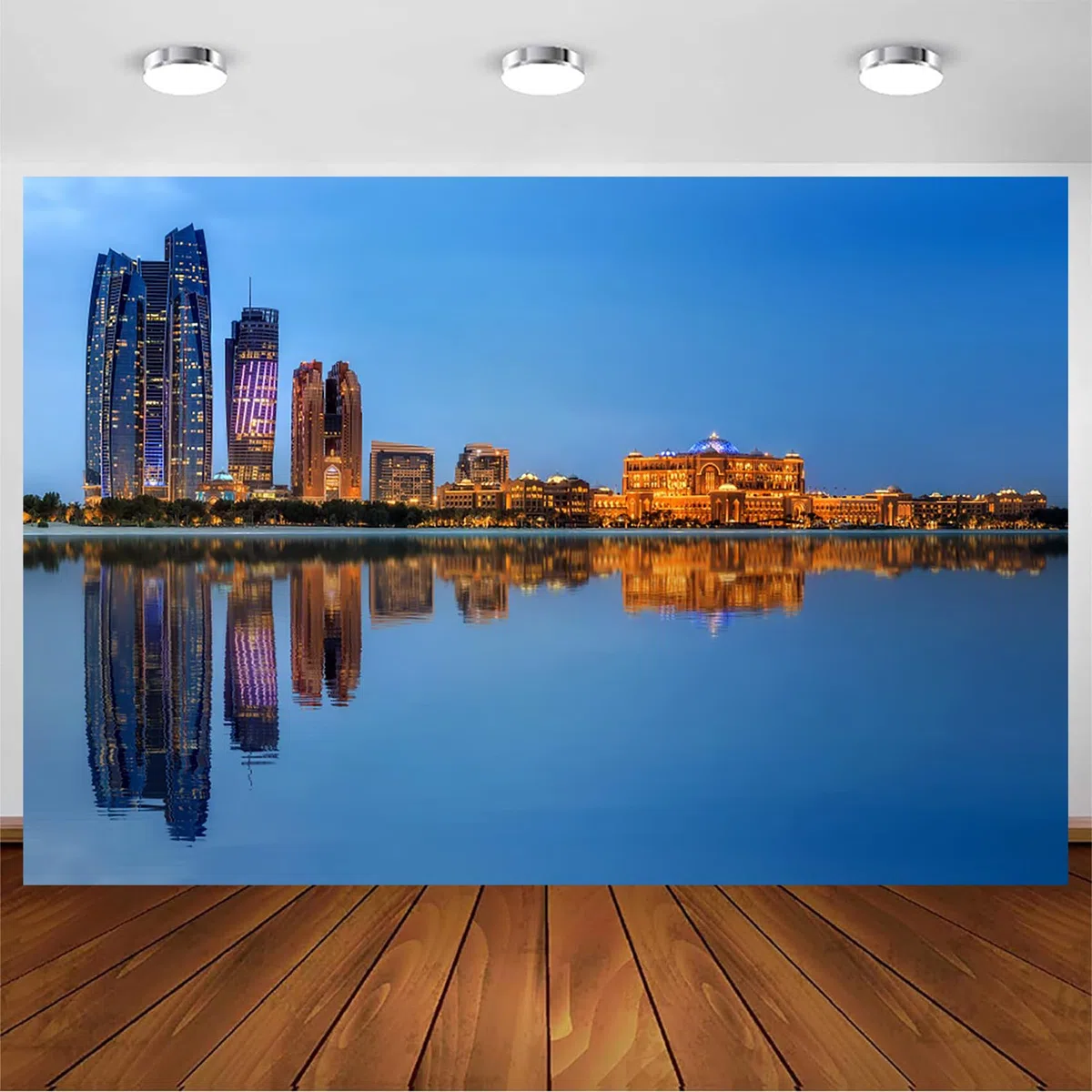 Krajobraz miasta tło 3,7 x 3 m winyl nowoczesny budynek miejski nocny widok miasto panorama krajobraz fotografia tło rzeka miasto neon nocny widok tło portret sesja zdjęciowa studio