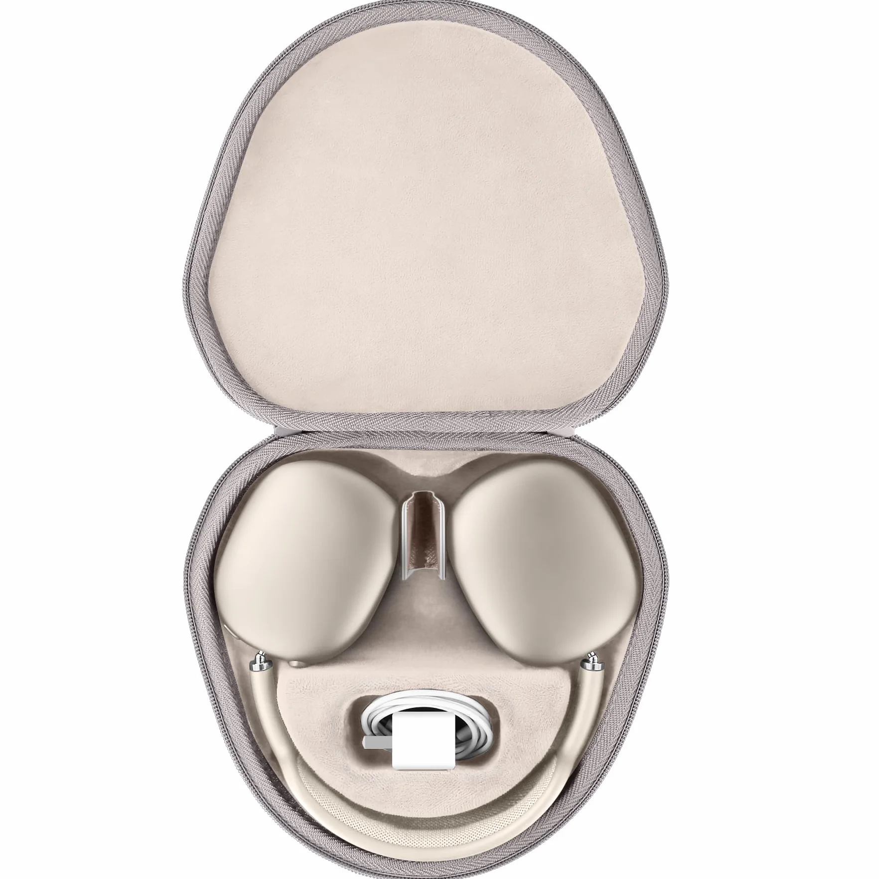 co2CREA Torba przenośna kompatybilna z Apple AirPods Max 2 / Max słuchawkami, natychmiast przełącza słuchawki w tryb snu, ulepszone inteligentne etui na słuchawki (tylko torba)