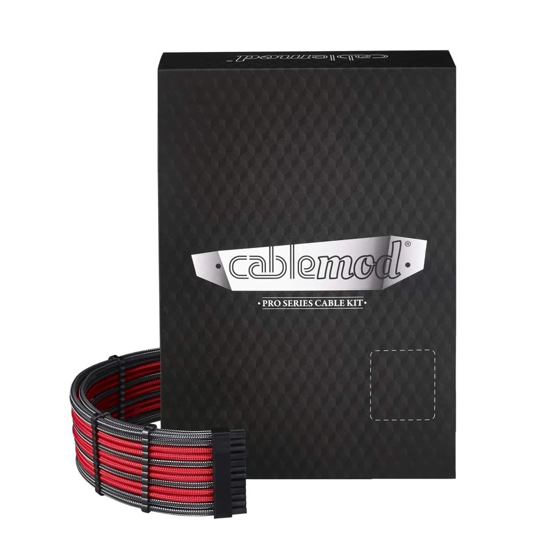 CableMod CM-PRTS-FKIT-NKCR-R PRO ModMesh seria RT ASUS ROG/zestawy kabli morskich - czarny