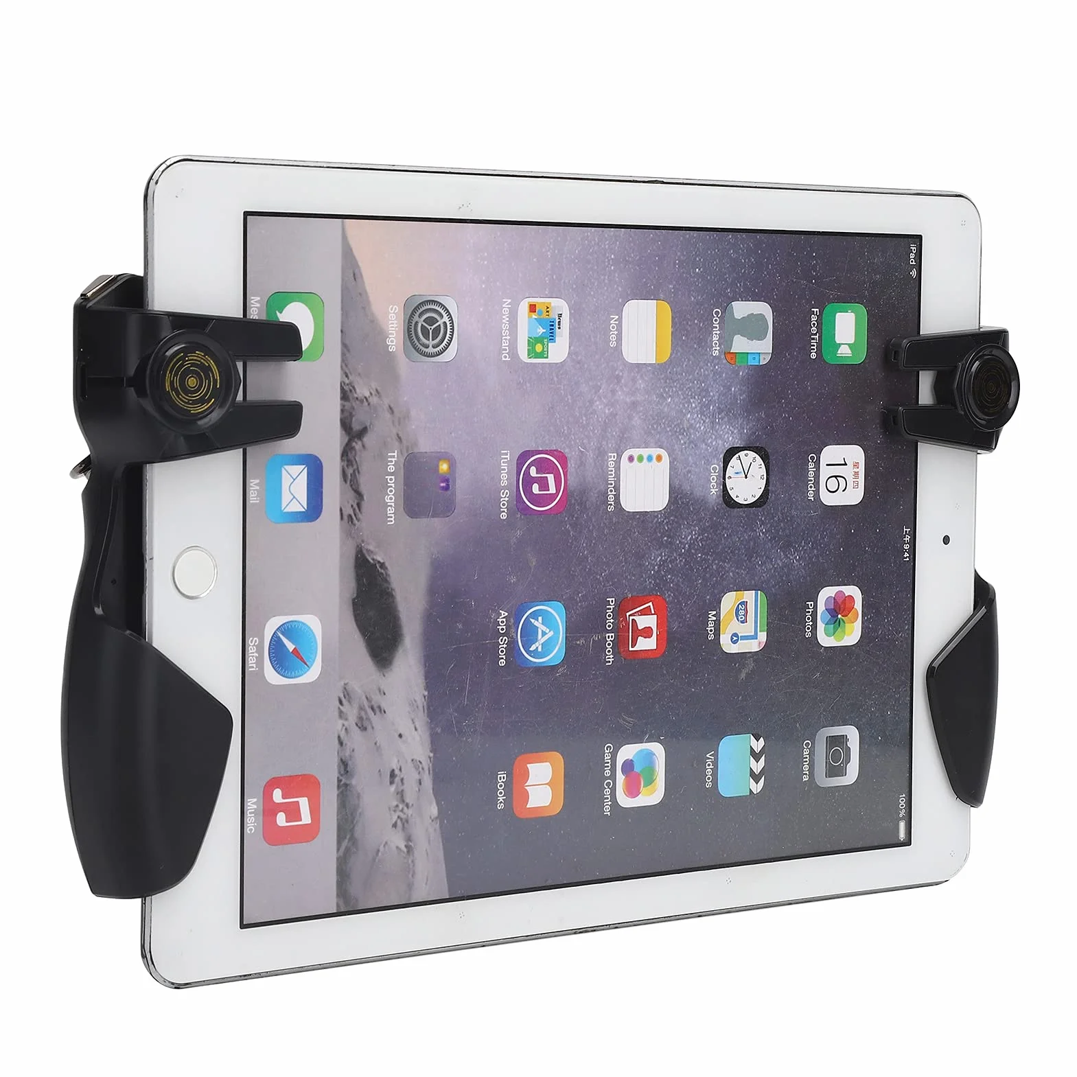 Tablet Game Joystick Trigger 4 Wyzwalacze Obsługa 6 Palcami Mobilny Uchwyt do Gier Kontroler Wysoka Czułość Ergonomiczny Gamepad Strzelanie Trigger dla Android/IOS Tabletu