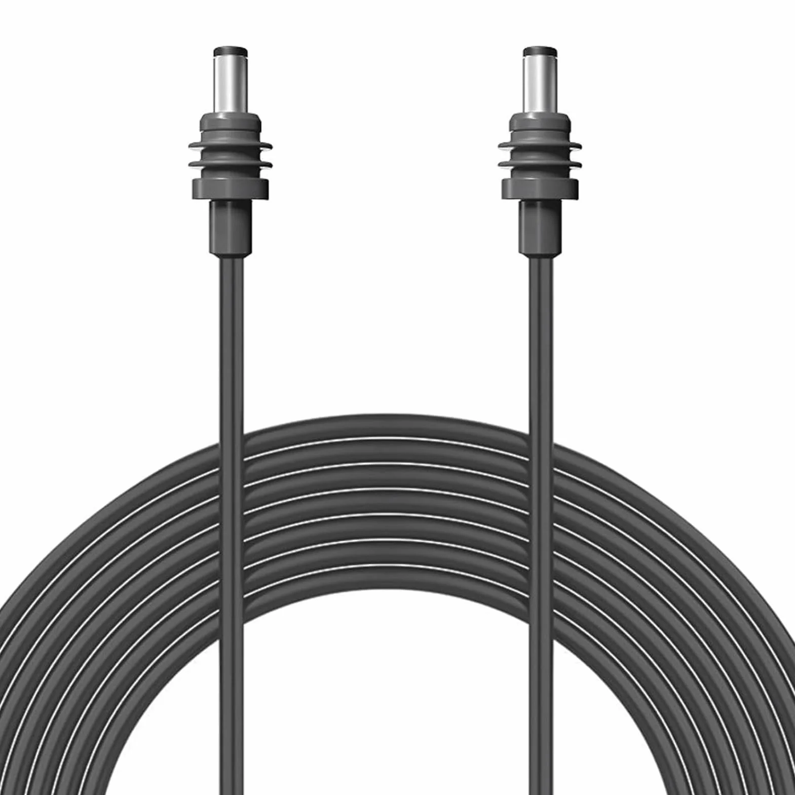 Mini Kabel Zasilający DC 10M Wodoodporny Szary Przedłużacz