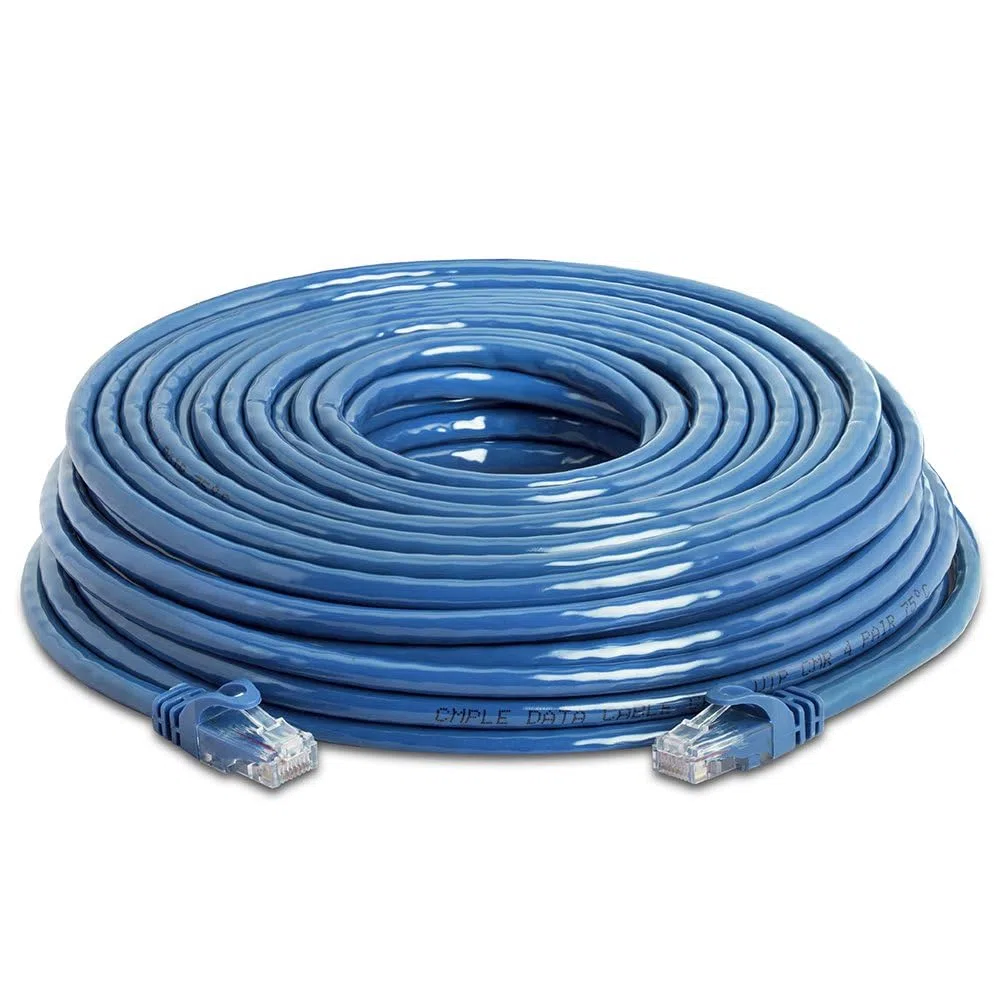 Cmple Kabel Ethernet Cat6 10 Gb/s, kabel sieciowy komputerowy z pozłacanymi złączami RJ45, kabel sieciowy Ethernet LAN 550 MHz Cat6 obsługuje standardy Cat6, Cat5e, Cat5, niebieski