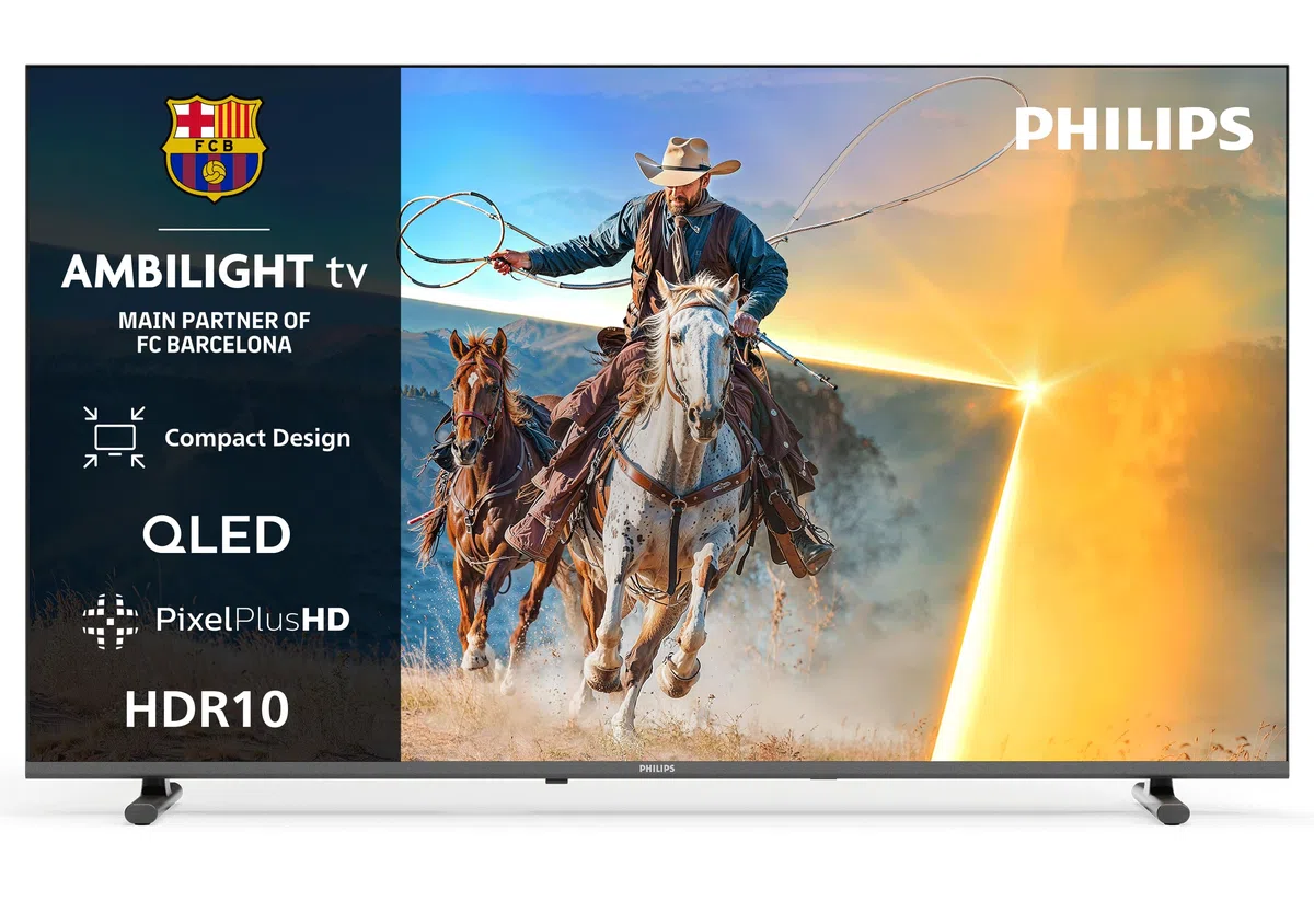 PHILIPS 32PQS6901/12 Smart TV 4K QLED Ambilight, 32 cale, Pixel Precise Ultra HD, Titan OS, Dolby Audio