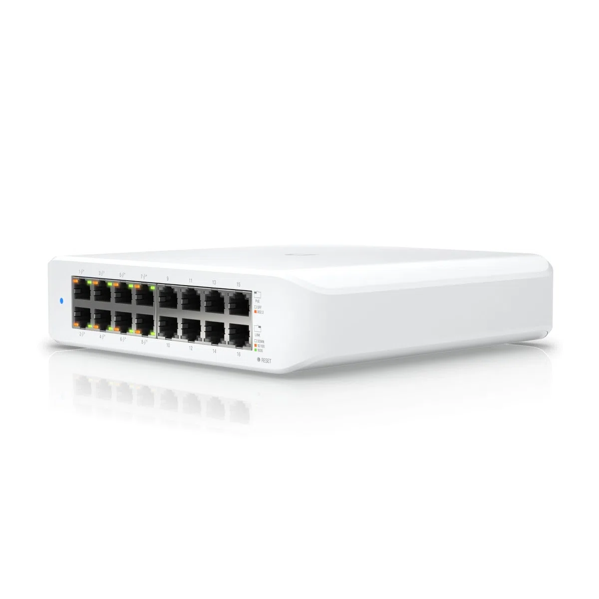 Ubiquiti UniFi Switch (USW-Lite-16-PoE) [16-portowy Gigabit Ethernet, 8X PoE+, monta? na ?cianie]
