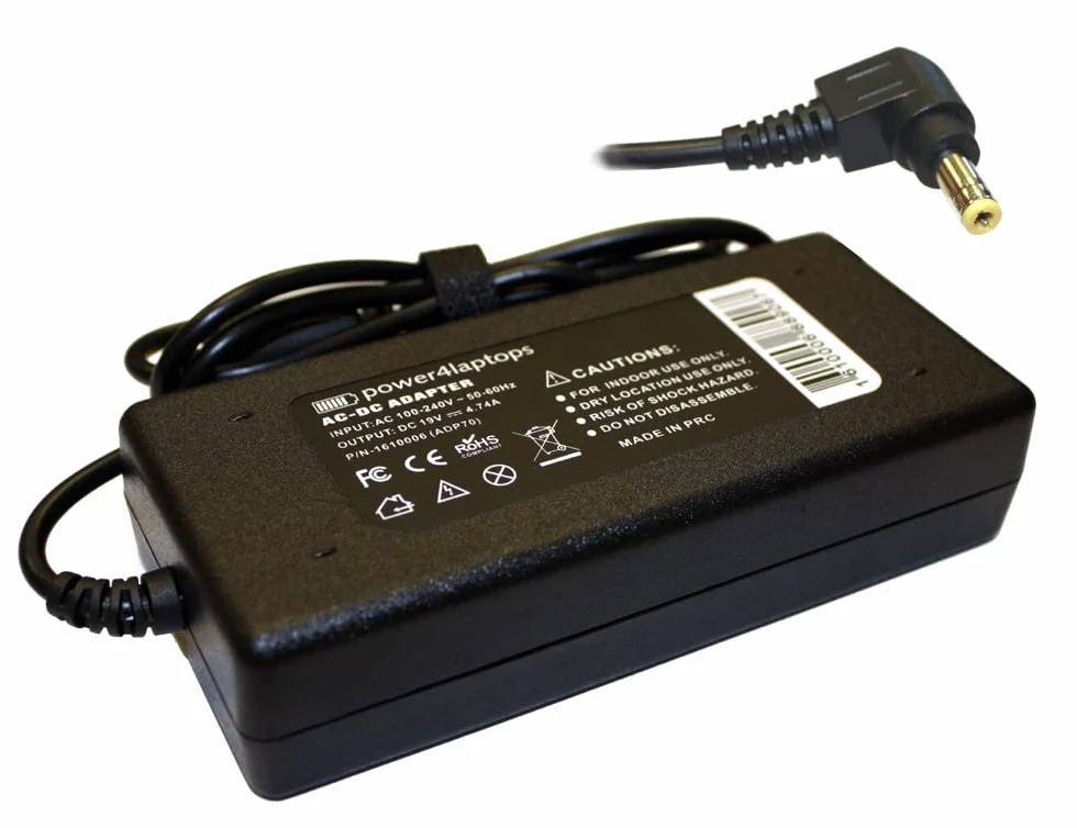 Power4Laptops Zasilacz Sieciowy Ladowarka do Laptopa Zasilanie kompatybilny z Asus G1SN