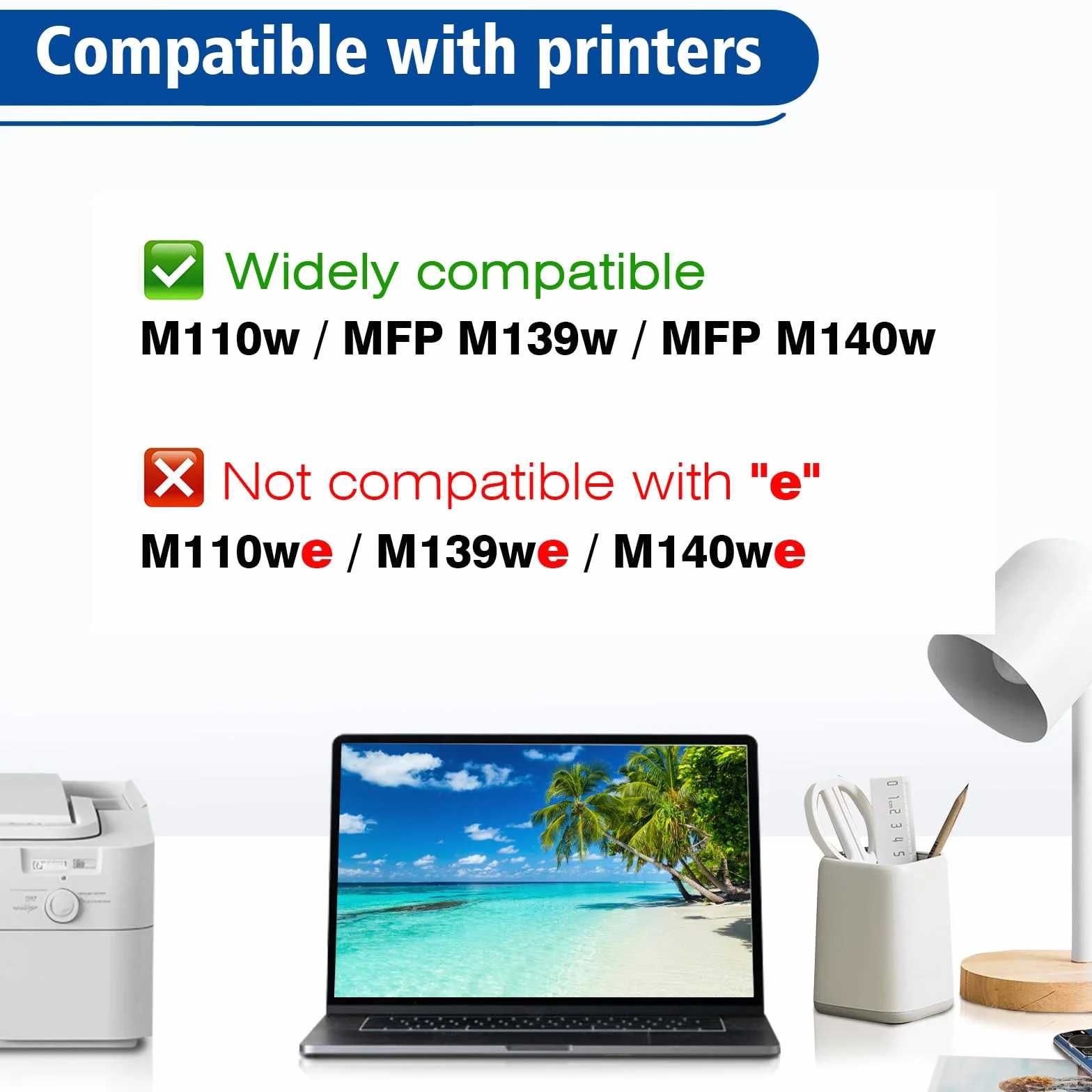 142A 1420A 【z chipem】 Toner 142X 1420X kompatybilny z H P do LaserJet MFP M140w M110w M139w / MFP M110 M139 M139 M140 drukarka 1000 stron W1420A W142A (1 czarny)