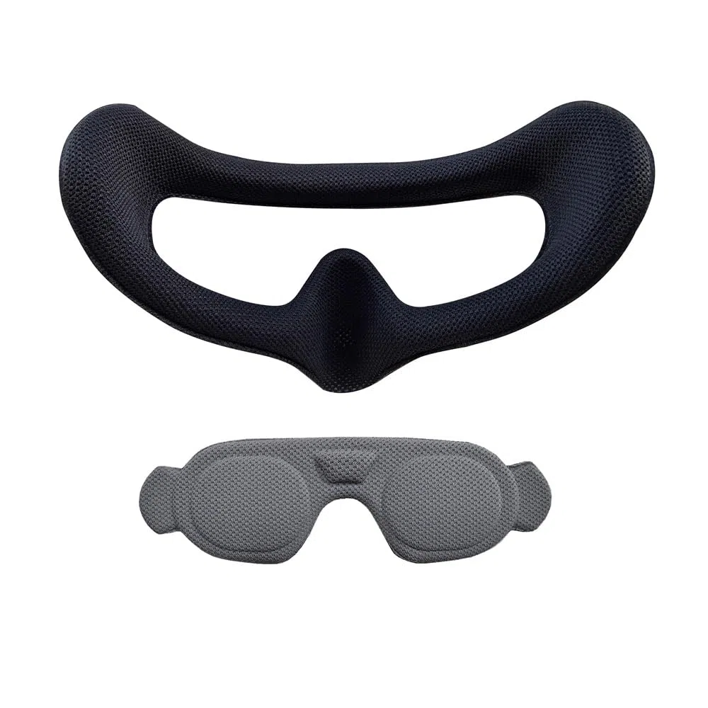 Do DJI Goggles 3 Osłona obiektywu Podkładka na twarz Czoło gąbka Pianka Wyściółka Maska na oczy Poduszka na głowę Tylny mózg Poduszki ochronne Zmodyfikowane komfortowe akcesoria (czarna maska + osłona