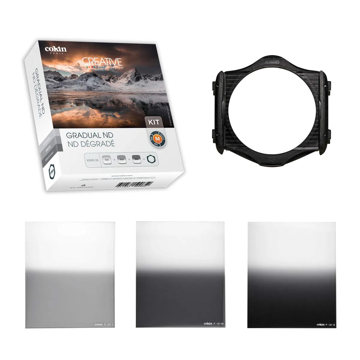 Cokin WP-H3H0-25 P Series stopniowy zestaw filtrów ND z uchwytem, szary