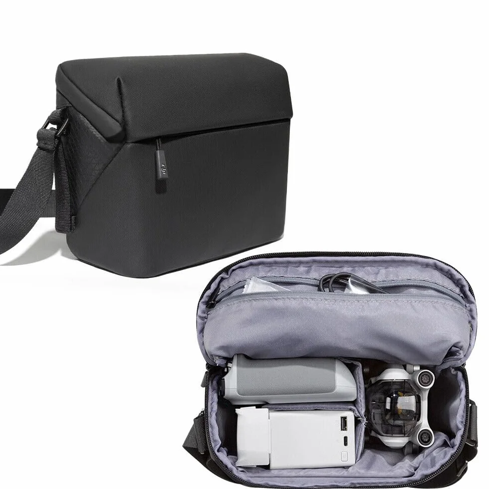 przenośna torba do przechowywania etui na ramię do DJI Mini 3/Mini 3 Pro Accessorie, Czarny, 27.5 x 21 x 11 cm, Kompaktowe