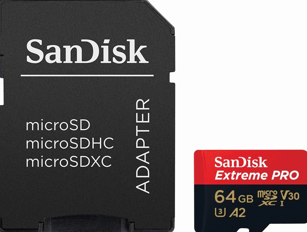 Sandisk Extreme Pro SDSQXCU-064G-GN6MA Karta Micro Sd, Czarny, 64 GB