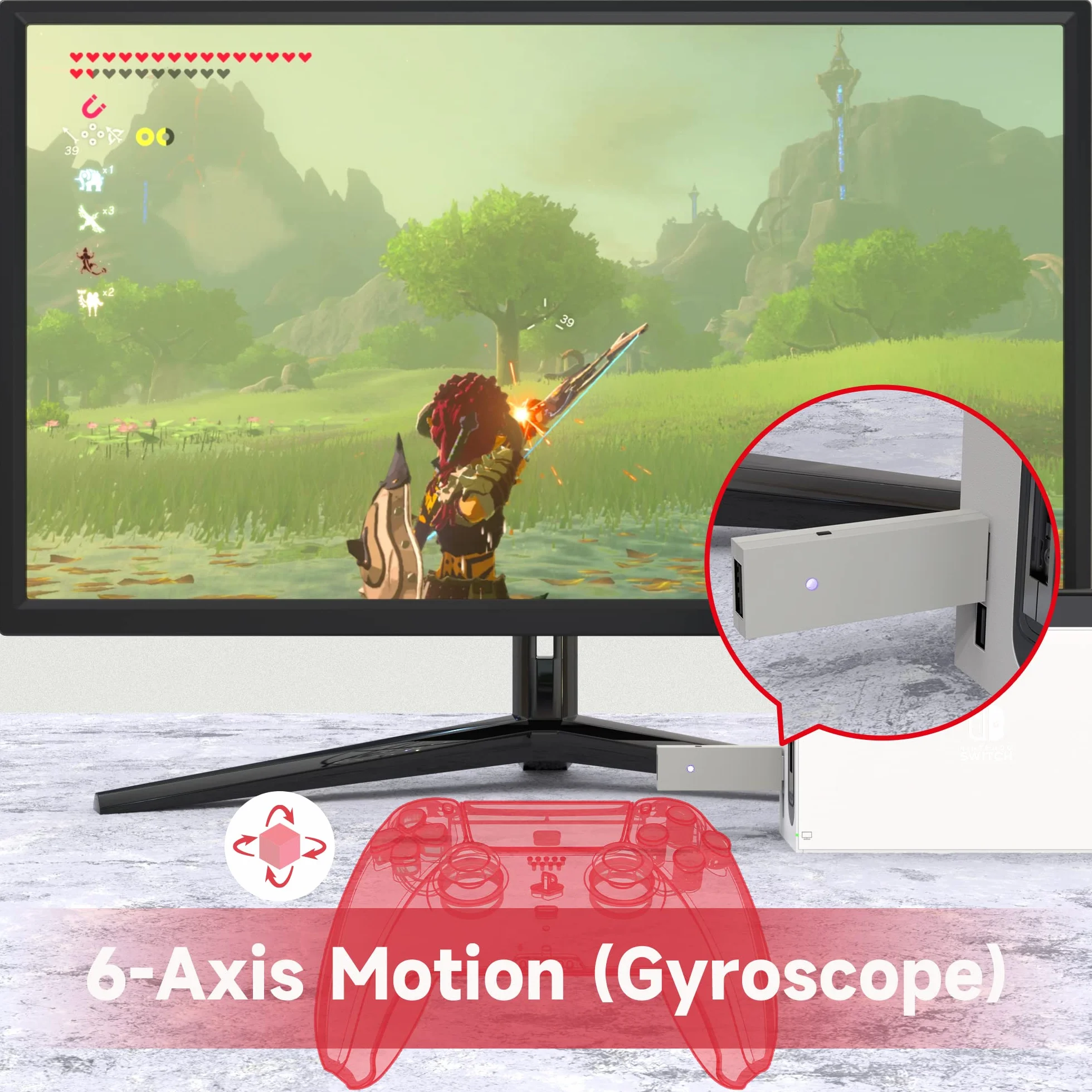 MAYFLASH Magic-NS Bezprzewodowy adapter kontrolera dla Nintendo Switch