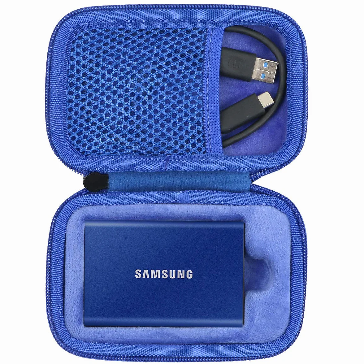 co2CREA Twarde etui do Samsung T7 Touch / T7 Portable SSD 500 GB 1TB 2TB case etui ochronne