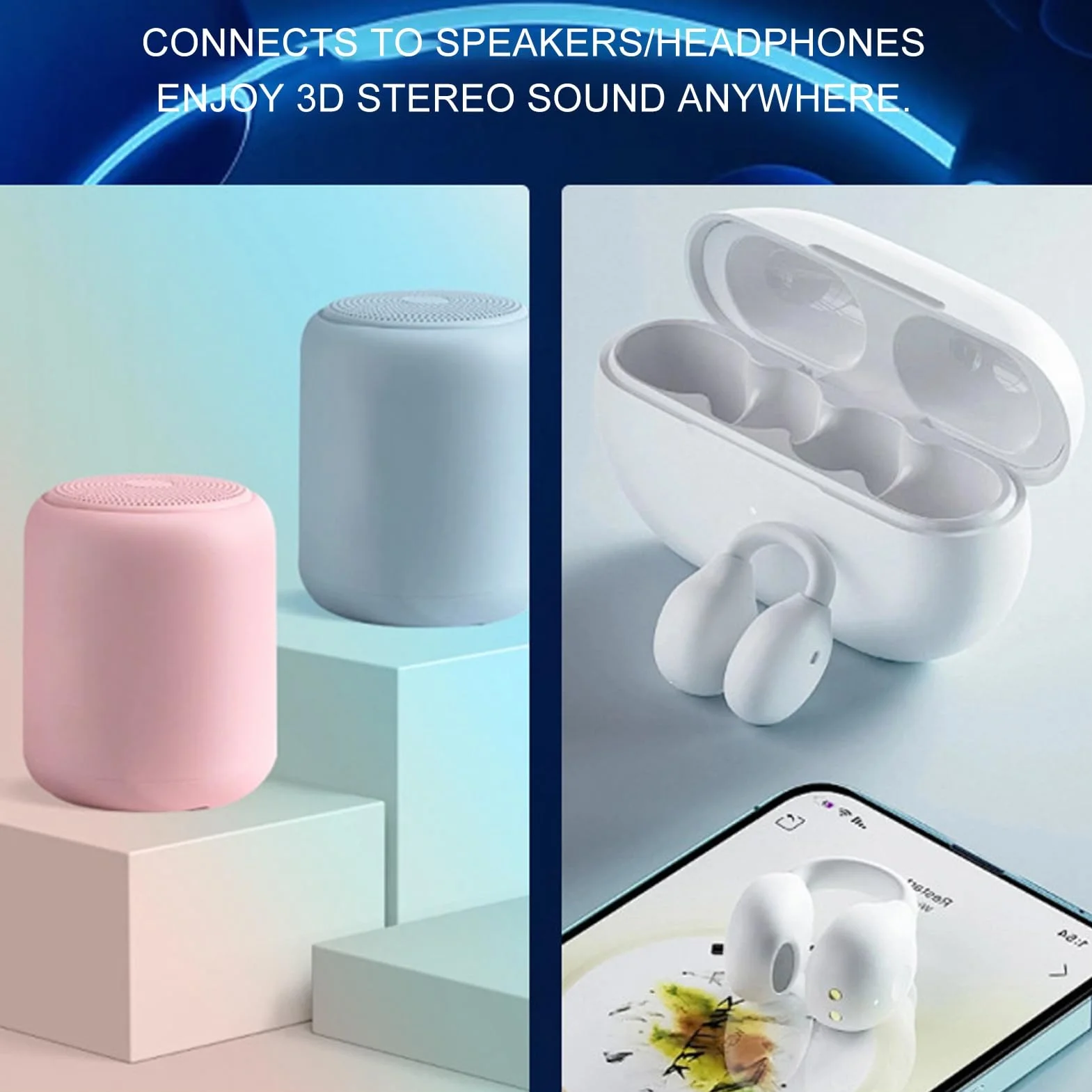 Adapter USB Bluetooth 5.4 do Komputera PC, Daleki Zasięg 160M, Klucz Sprzętowy Bluetooth BR/EDR o Niskim Opóźnieniu, Obsługa Systemu 10/11/8.1, do Klawiatury Bluetooth