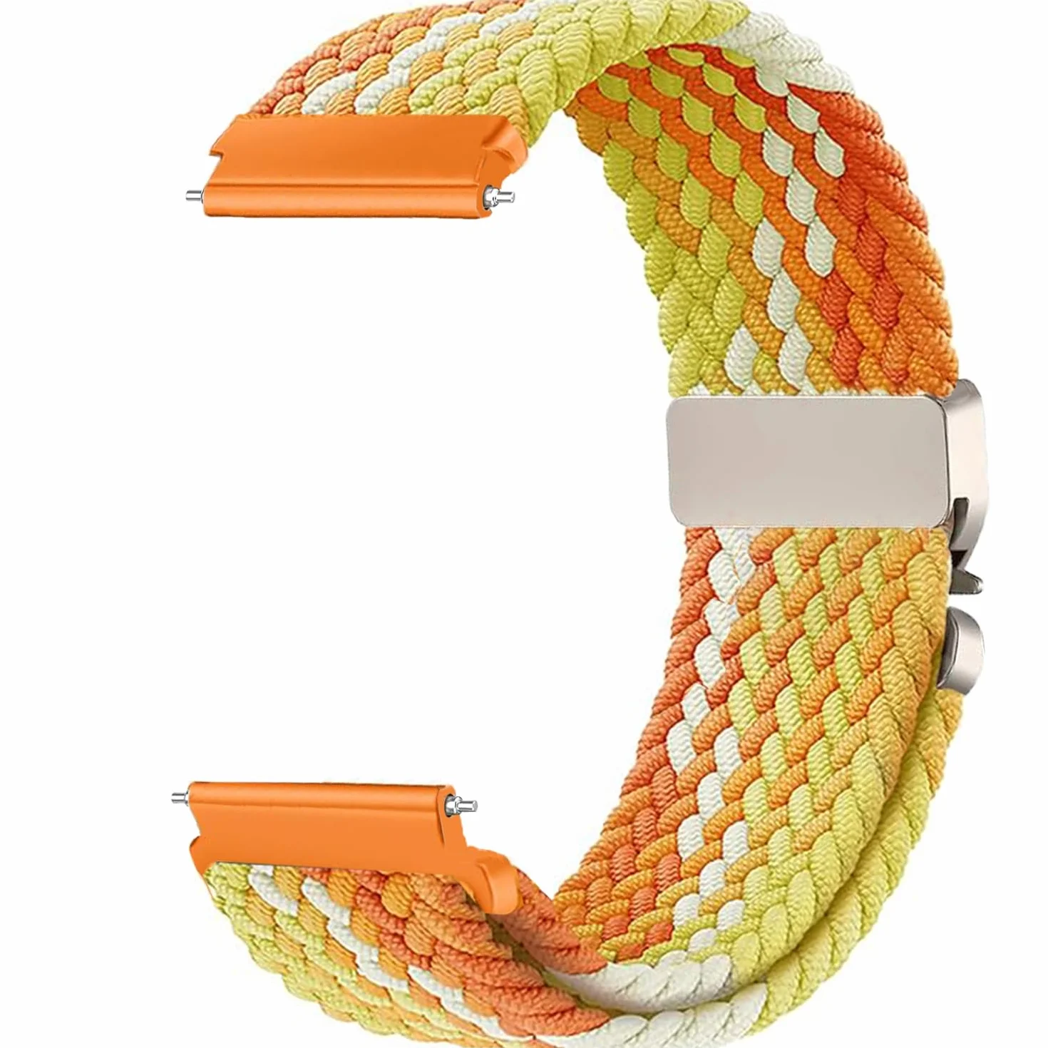 Issinlky Nylon Intrecciato Pasek orologio do 18mm 20mm 22mm, elastyczny pasek zamienny z szybkim zapięciem dla kobiet i mężczyzn