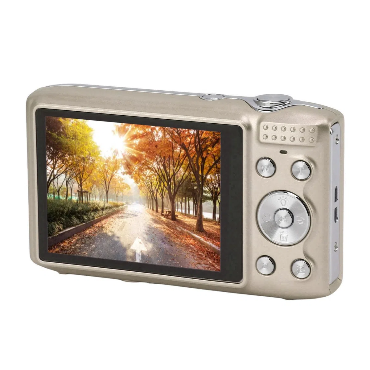 Cyfrowy Aparat Fotograficzny o Rozdzielczości 4K i Rozdzielczości 58 MP dla Nastolatków z Ekranem IPS o Przekątnej 2,88 Cala, Zoomem 16x, Trybem Automatycznym, Fotografowaniem
