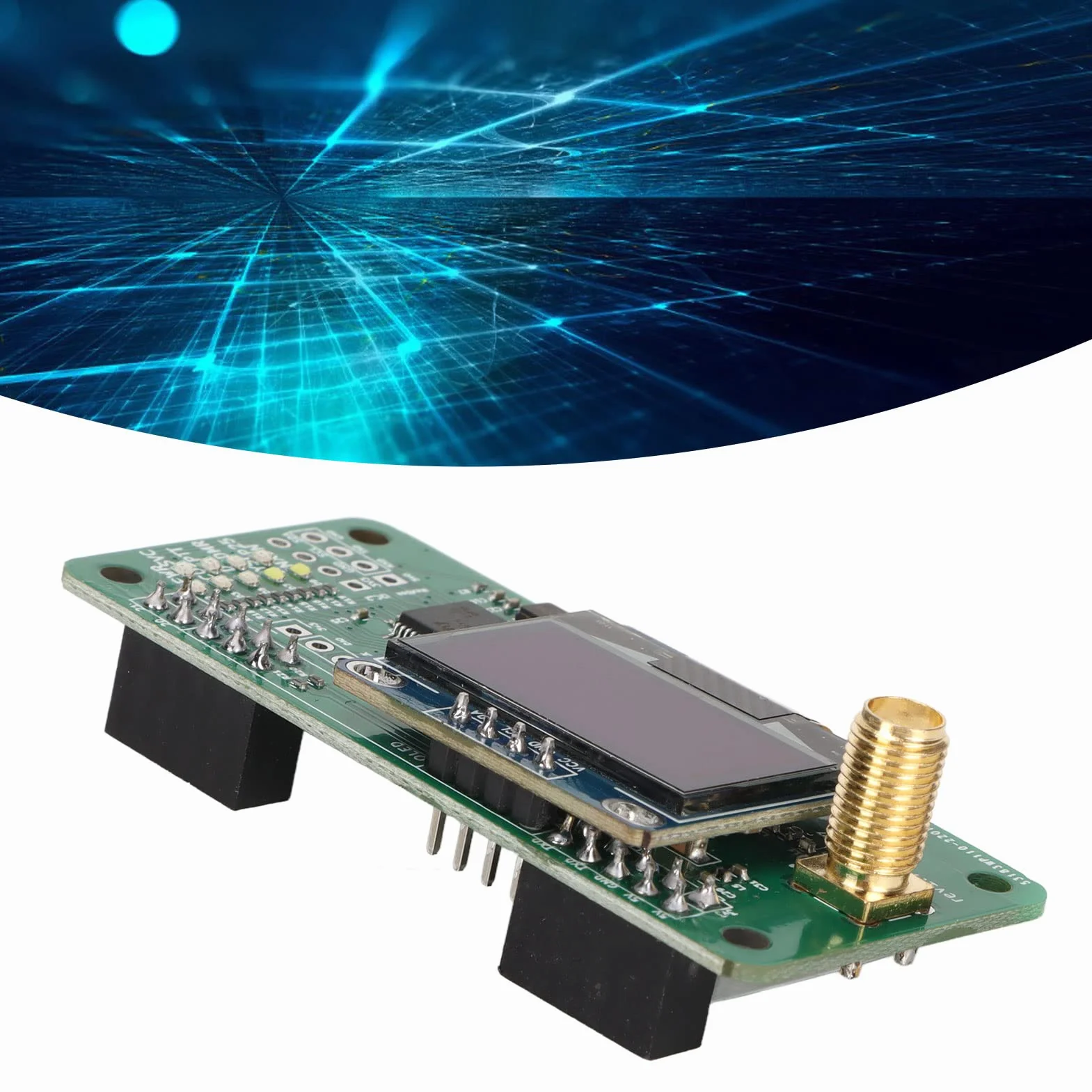MMDVM Hotspot Moduł UHF VHF z LED Wyświetlaczem, Anteną SMA i Jednopłytowym Komputerem - Kompletny Zestaw Cyfrowej Radiokomunikacji dla Radiolubicieli