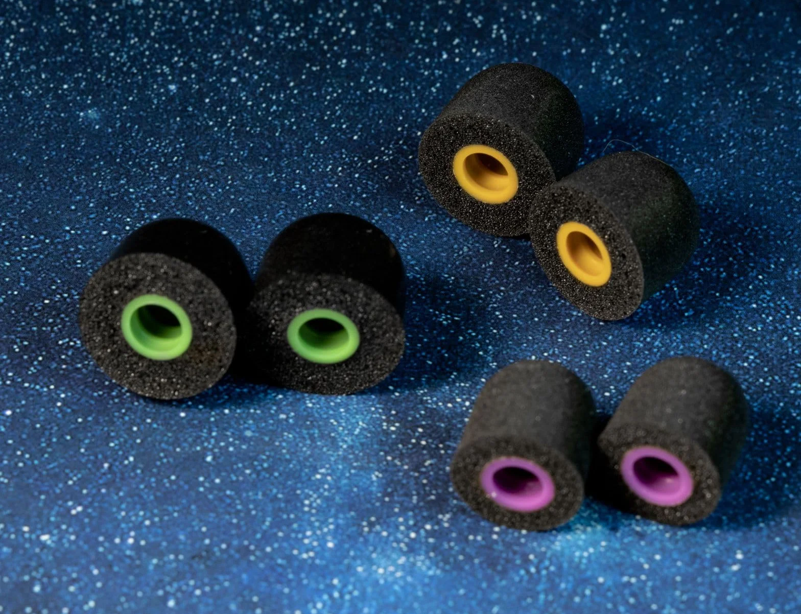 Linsoul Tripowin TP45 spiralny rowek z pianki pamięciowej, 2 pary zatyczek do uszu do monitora do uszu, odpowiednie do dyszy słuchawek 4,5 mm - 6,5 mm (L)