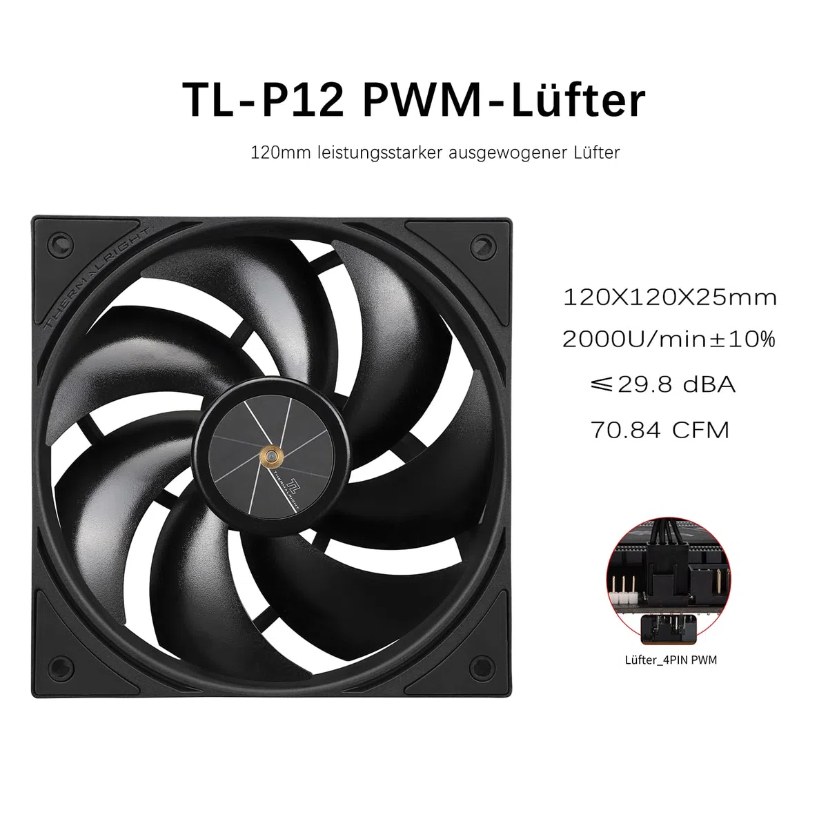 TR-Thermalright Assassin X 120 cyfrowy czarny wentylator CPU, rura grzewcza 4 x 6 mm, wentylator CPU 120 mm, 2000 obr./min, Digital Display Board Top Cover, do AM5/AM4, Intel lga1851/1700, czarny