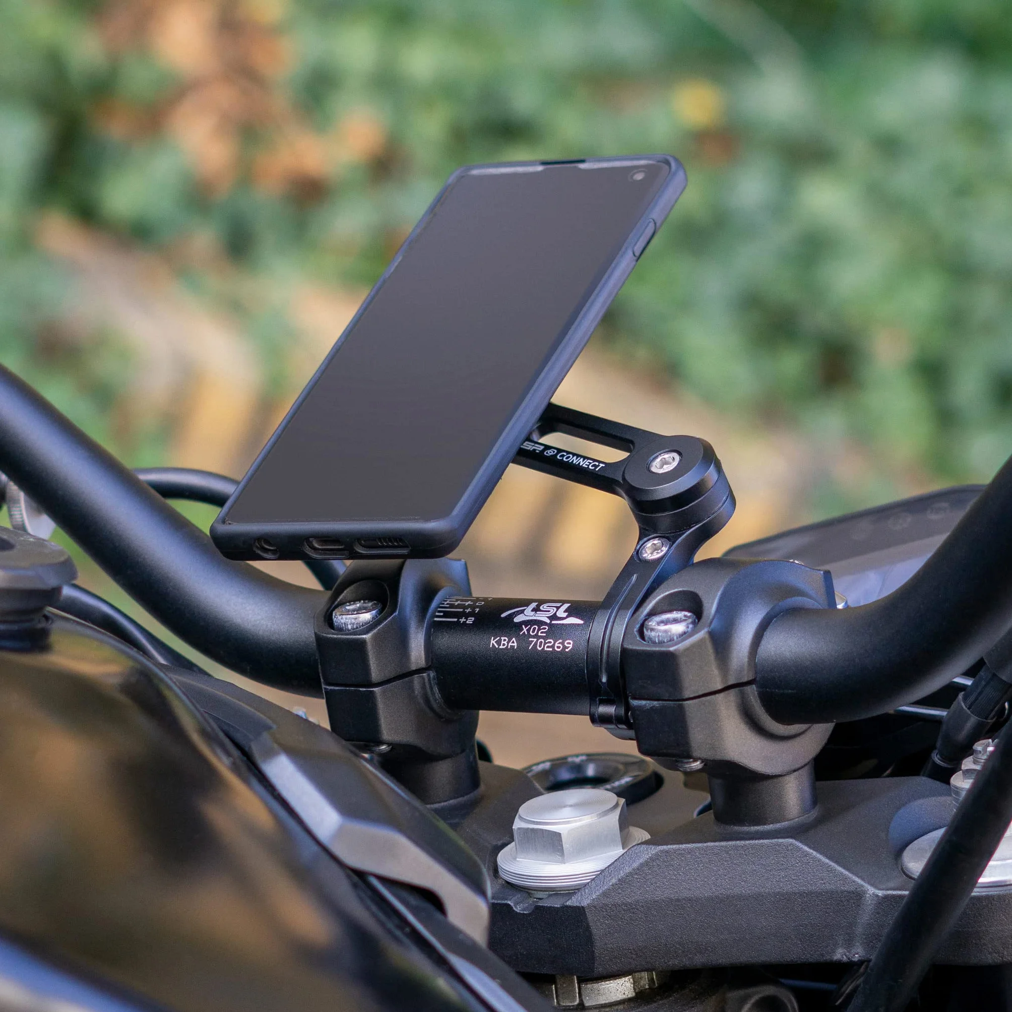 SP CONNECT Uchwyt na telefon komórkowy motocyklowy, wodoszczelny uchwyt na telefon komórkowy do motocykla, motoroweru, skutera, akcesoria do wszystkich smartfonów, takich jak iPhone Samsung, uchwyt na gadżet do nawigacji i telefonu