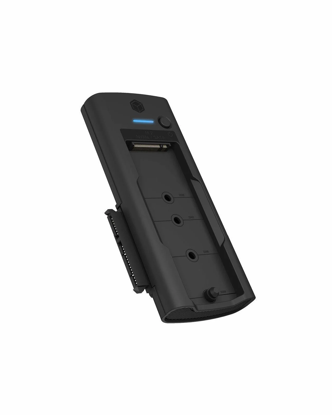 ICY BOX Stacja dokująca M.2 NVMe SATA SSD HDD USB 3.2 Gen 2 10 Gbit/s kabel USB-C USB-A 2,5" 3,5" IB-180MS-C31