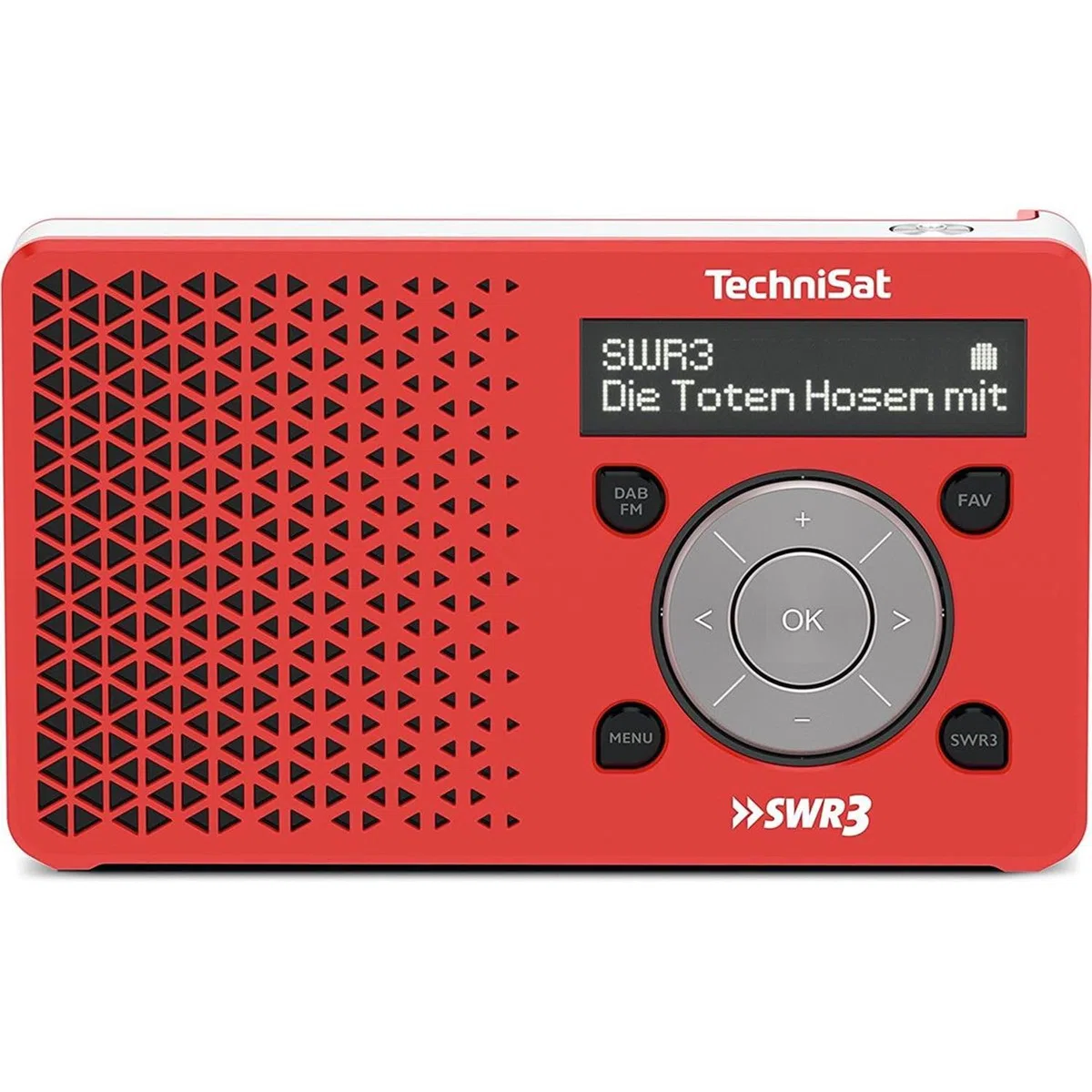 Technisat Digitradio 1 Swr3-Edition 0023/4997 Radio Przenośne Dab, Czerwony, 1 W RMS