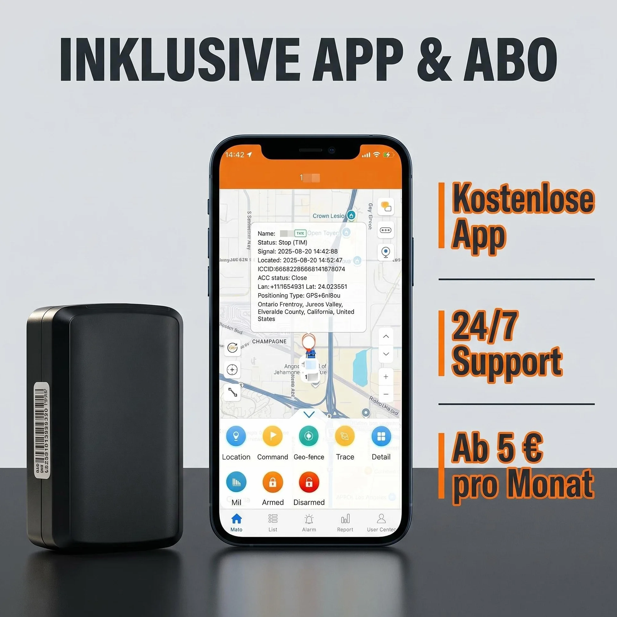 4G GPS Tracker samochodowy z magnesem, czas pracy baterii 90 dni, śledzenie w czasie rzeczywistym do 5 m, ogrodzenie geograficzne i alarm, do samochodów oldtimera/pojazdów/łodzi/przyczep