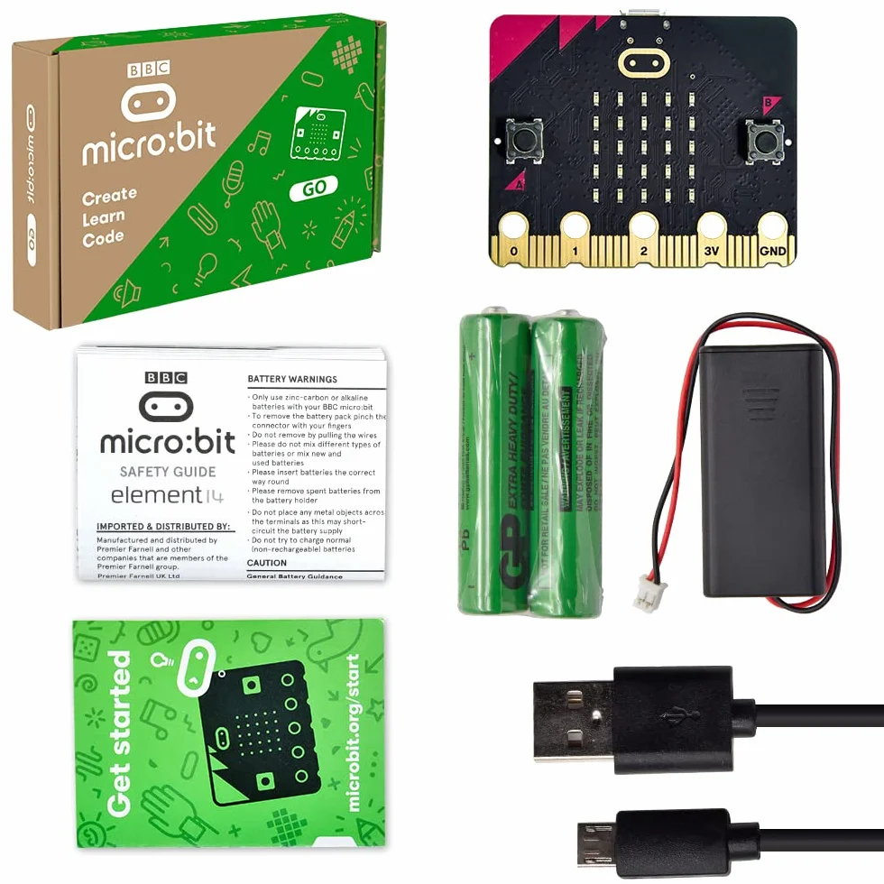 KEYESTUDIO BBC Micro:bit V2.2 Go Kit z płytką rozwojową Micro Bit V2 do kodowania
