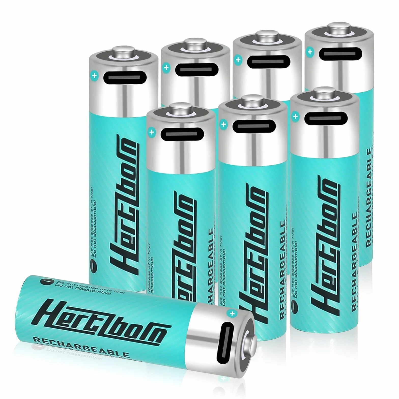 Akumulatory AA litowe 2775 mAh Prawdziwa pojemność (Certyfikat TÜV) - Stała moc wyjściowa 1,5 V i odporność na zimno do -30°C - 1000 cykli dla urządzeń medycznych - opakowanie 8 szt