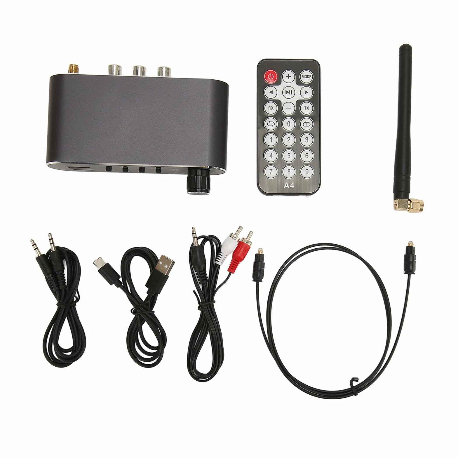 Nadajnik-odbiornik Bluetooth 5.1, Bezprzewodowy Adapter Audio Nadajnik-odbiornik, światłowodowy Koncentryczny Adapter Audio Hi-Fi do Telewizora, Komputera, Domowego Zestawu